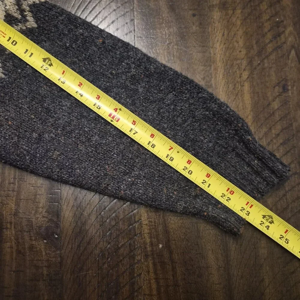 Vintage 90s Eddie Bauer Wool Blend Sweater Size L Made in USA Heather Knit XL JU - Picture 9 of 9